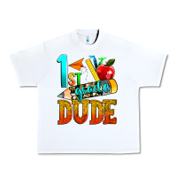 White 1st grade dude Urban Heavy Tee - texasbilliewilder