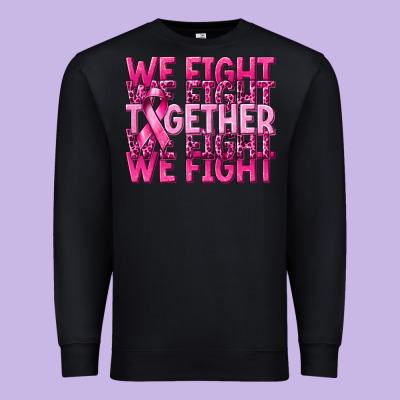 Together We Fight Cancer Premium Sweatshirt Designed By Nancycooperartshop