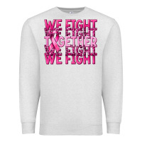 Oatmeal Heather together we fight cancer Premium Sweatshirt - NancyCooperArtShop