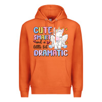 Carrot cute smart and a little bit dramatic Premium Hoodie - MaliasSmallBusiness
