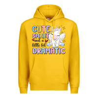 Lemon cute smart and a little bit dramatic Premium Hoodie - MaliasSmallBusiness