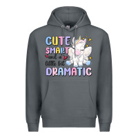 Rock cute smart and a little bit dramatic Premium Hoodie - MaliasSmallBusiness