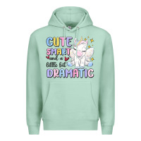 Seafoam cute smart and a little bit dramatic Premium Hoodie - MaliasSmallBusiness