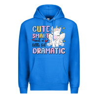 True Royal cute smart and a little bit dramatic Premium Hoodie - MaliasSmallBusiness