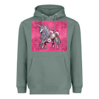 Sage unicorn Heavyweight Hoodie - LillyAllenDesigns