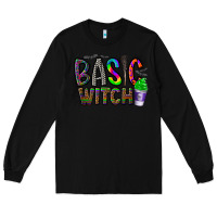 Black basic witch Long Sleeve Tee - CowhideDigitalArt
