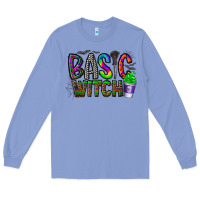 Colony Blue basic witch Long Sleeve Tee - CowhideDigitalArt