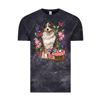 Cloud Black Easter Aussie Australian Shepherd Vintage Tee - RanaPortraitStore