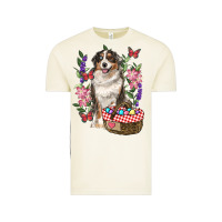 Vintage Arctic Easter Aussie Australian Shepherd Vintage Tee - RanaPortraitStore