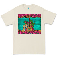 Bone mexican guitar roses cactus sombrero Premium Tee - Artiststas