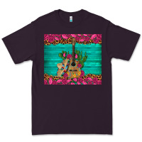 Plum mexican guitar roses cactus sombrero Premium Tee - Artiststas