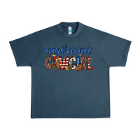Midnight Navy american cowgirl Urban Heavy Tee - Zillion Design Studio
