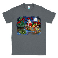 Charcoal Heather heaux heaux heaux christmas louisiana swamp Classic Tee - FaDigitalArtStudio