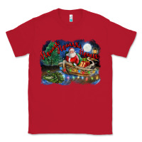 Red heaux heaux heaux christmas louisiana swamp Classic Tee - FaDigitalArtStudio