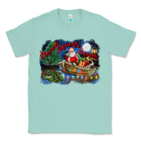 Seafoam heaux heaux heaux christmas louisiana swamp Classic Tee - FaDigitalArtStudio