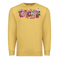 Antique Gold cancer awareness teacher Premium Sweatshirt - NancyCooperArtShop