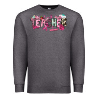 Charcoal Heather cancer awareness teacher Premium Sweatshirt - NancyCooperArtShop
