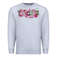 Heather Grey cancer awareness teacher Premium Sweatshirt - NancyCooperArtShop