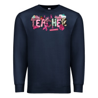 Navy cancer awareness teacher Premium Sweatshirt - NancyCooperArtShop
