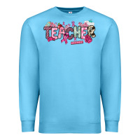 Ocean Blue cancer awareness teacher Premium Sweatshirt - NancyCooperArtShop