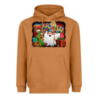 Meerkat Santa Claus Spanish Christmas Heavyweight Hoodie - Jasminsmagicworld
