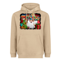 Mushroom Santa Claus Spanish Christmas Heavyweight Hoodie - Jasminsmagicworld