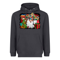 Santa Claus Spanish Christmas Heavyweight Hoodie | Teevron