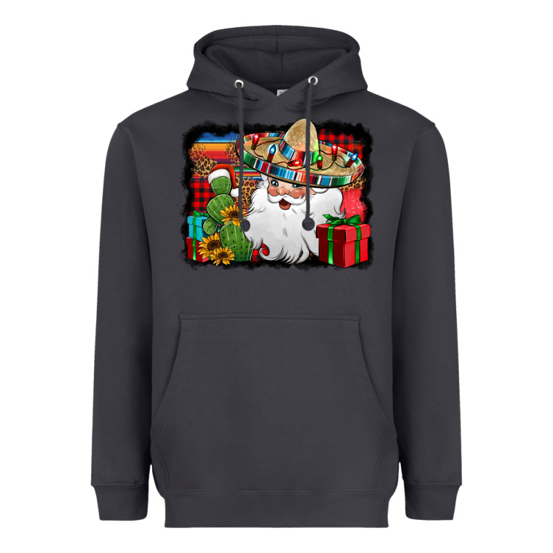 Santa Claus Spanish Christmas Heavyweight Hoodie by Jasminsmagicworld | Teevron