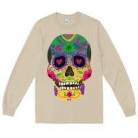 Mushroom sugar skull Long Sleeve Tee - FaDigitalArtStudio