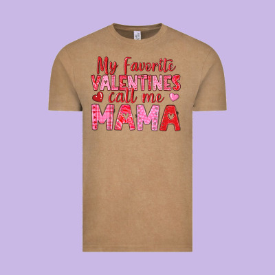 Vintage Tee my favorite valentines call me mama