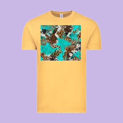 Cheetah Cowhide Tumbler Vintage Tee Designed By Barkaloodesign