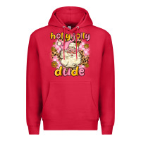 Cardinal holly jolly dude Premium Hoodie - MaliasSmallBusiness