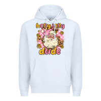 White holly jolly dude Premium Hoodie - MaliasSmallBusiness