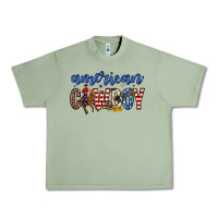Oil Green American cowboy Urban Heavy Tee - Zillion Design Studio