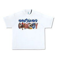 White American cowboy Urban Heavy Tee - Zillion Design Studio