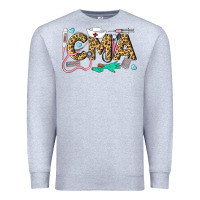 Heather Grey Western Certified Medical Assistant Premium Sweatshirt - LillyAllenDesigns