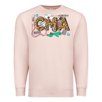 Pale Pink Western Certified Medical Assistant Premium Sweatshirt - LillyAllenDesigns