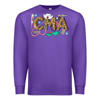 Purple Western Certified Medical Assistant Premium Sweatshirt - LillyAllenDesigns