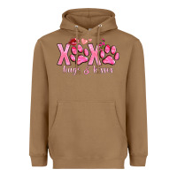 Xoxo Hugs And Kisses Paws Heavyweight Hoodie | Teevron