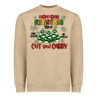 Mushroom farm fresh christmas trees Heavyweight Sweatshirt - MaliasSmallBusiness