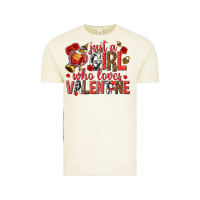 Vintage Arctic just a girl who loves valentine Vintage Tee - texasbilliewilder