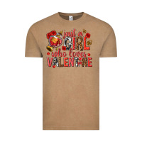 Vintage Coffee just a girl who loves valentine Vintage Tee - texasbilliewilder