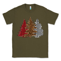 Army Green christmas trees Classic Tee - BarkalooDesign