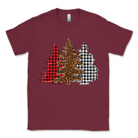 Burgundy christmas trees Classic Tee - BarkalooDesign