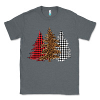 Charcoal Heather christmas trees Classic Tee - BarkalooDesign