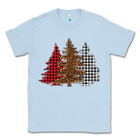 Dusty Blue christmas trees Classic Tee - BarkalooDesign
