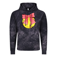 Cloud Black coquette softball bow Vintage Hoodie - JahusDesignShop