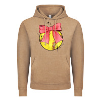 Vintage Coffee coquette softball bow Vintage Hoodie - JahusDesignShop