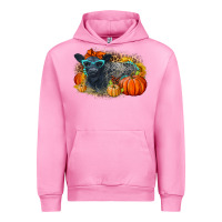 Fuchsia Pink Fall Autumn Baby Calf Urban Hoodie - LillyAllenDesigns