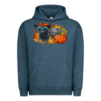 Pigment Midnight Navy Fall Autumn Baby Calf Urban Hoodie - LillyAllenDesigns